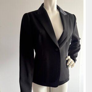 Calvin Klein Black Tuxedo-style Blazer - M